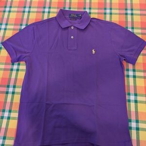 Ralph Lauren Purple Polo Shirt for Men